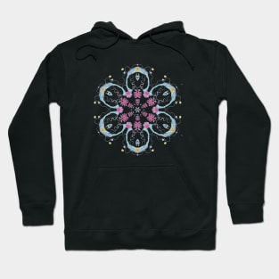 Ornate Flower Decorative Motif 2 Hoodie